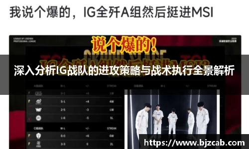 深入分析IG战队的进攻策略与战术执行全景解析