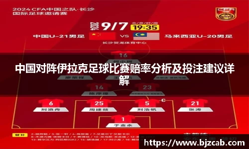 中国对阵伊拉克足球比赛赔率分析及投注建议详解
